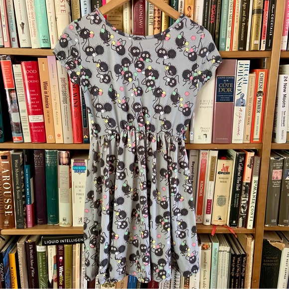 Studio Ghibli Her Universe Spirited Away Soot Sprite Fit&Flare Dress, size XS - Picture 6 of 6